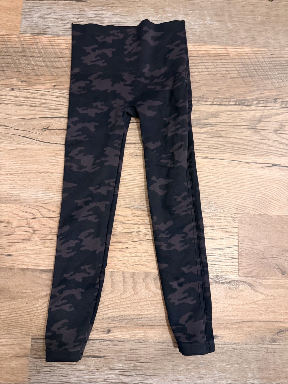 Spanx high waisted black camo leggings